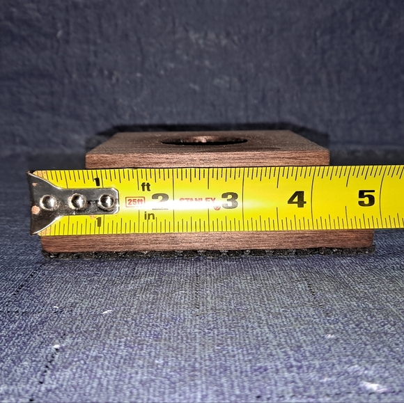 Display Stand for Souvenir Baseball Wood Low Profile 2 Tier "Ball Not Included" - Picture 6 of 9